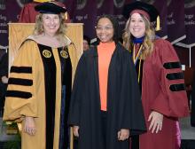 First-year student at 2019 convocation